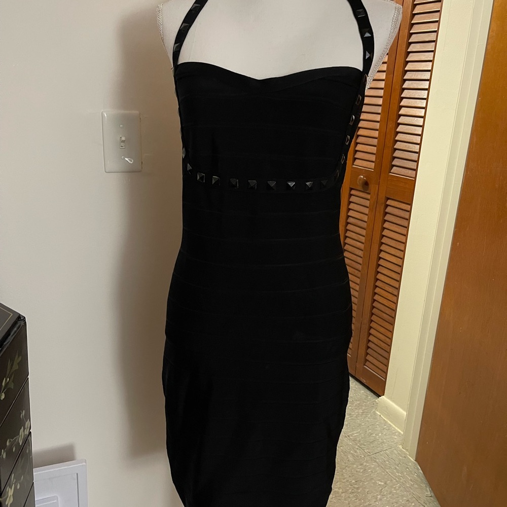 BeBe Black Bodcom Dress